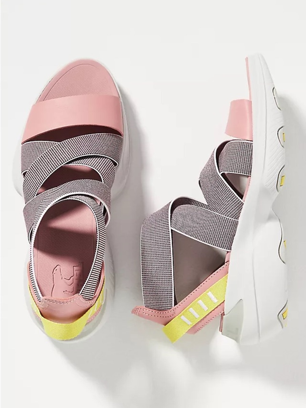SOREL Explorer Blitz Sport Sandals Pink Gray Neon | Women's | New Without Tags